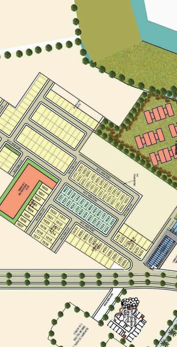  Plot – Exterior View View at Manohar Singh Palm Residency, North Mullanpur - for Sale