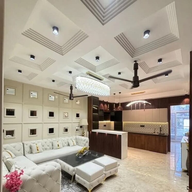 Living Room, palam extension 3 Bedroom 1200 Sq.Ft. Apartment In Palam Extension Delhi 8127907