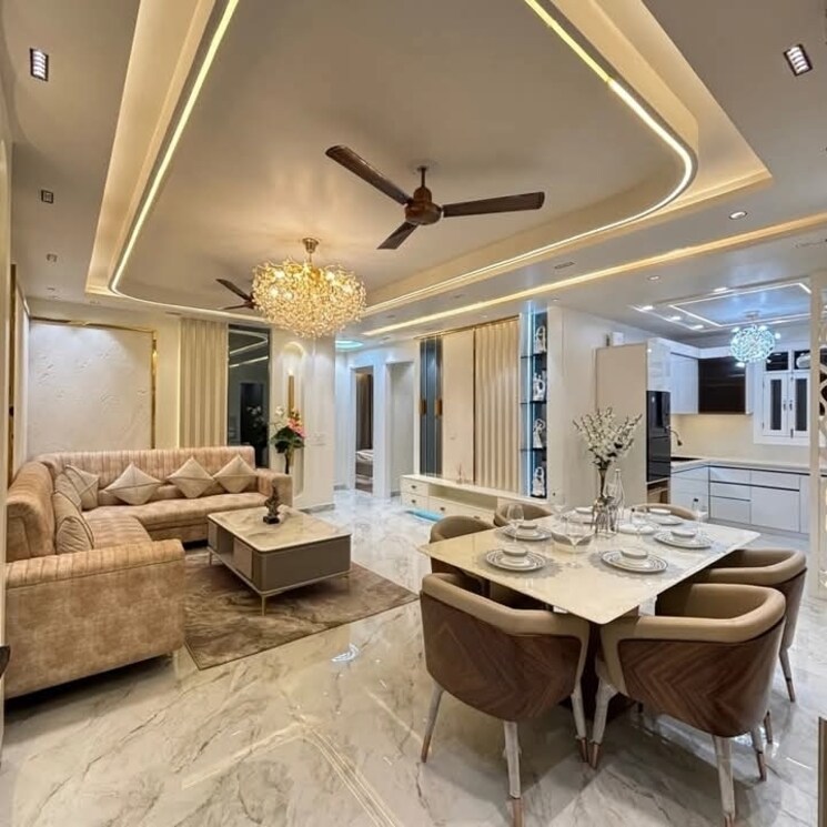 Living Room, palam extension 3 Bedroom 1200 Sq.Ft. Apartment In Palam Extension Delhi 8127907