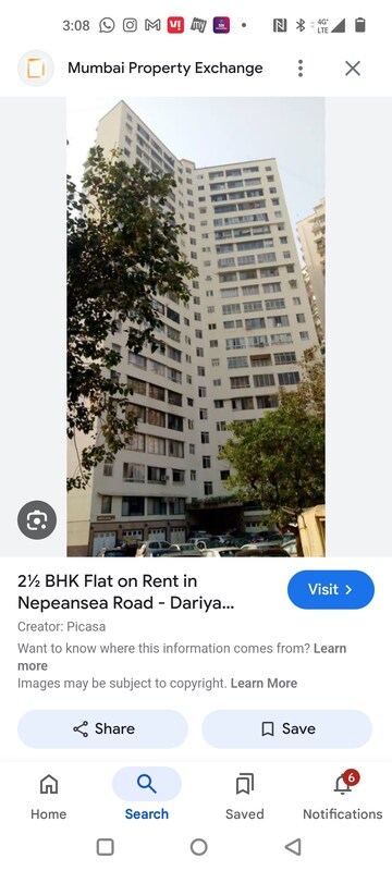 3 BHK Apartment – Exterior View View at Dariya Mahal, Malabar Hill - for Sale