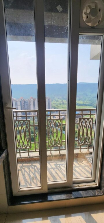 Balcony in 2 BHK Apartment at Gajra Bhoomi Premium Tower, Kharghar – for Rent