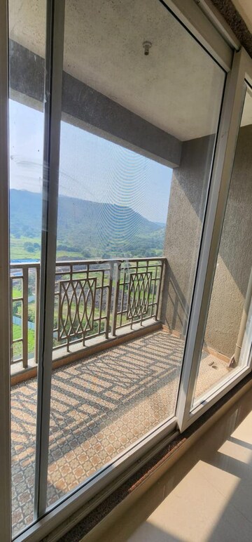 Balcony in 2 BHK Apartment at Gajra Bhoomi Premium Tower, Kharghar – for Rent