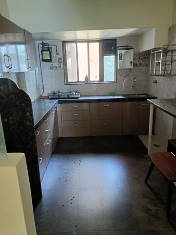 Kitchen in 2 BHK Apartment at Neha Apartment Juhu, Juhu – for Rent