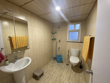 Bathroom in 4 BHK Apartment at Prestige High Fields Gachibowli, Gachibowli – for Rent
