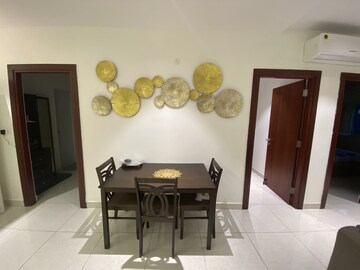 Living Room in 4 BHK Apartment at Prestige High Fields Gachibowli, Gachibowli – for Rent