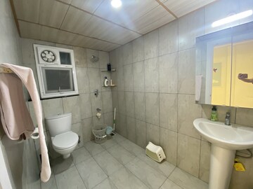 Bathroom in 4 BHK Apartment at Prestige High Fields Gachibowli, Gachibowli – for Rent