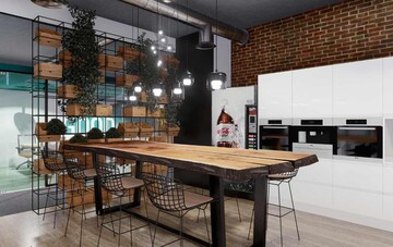 Kitchen in  Office Space at New Palasia – for Rent