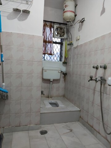 Bathroom in 1 RK Builder Floor at Saket – for Rent