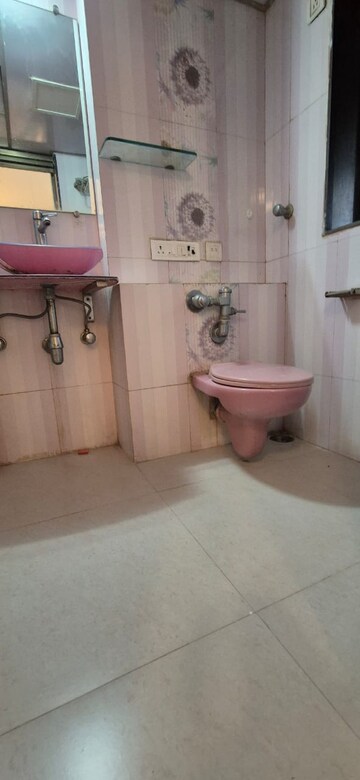 Bathroom in 2 BHK Apartment at Golden Isle, Goregaon East – for Rent