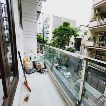 Balcony in 2 BHK Builder Floor at Saket – for Rent