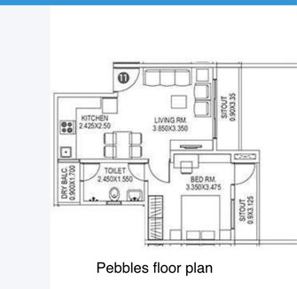 1 BHK Apartment For Resale in Paranjape Forest Trails Pebbles Bhugaon Pune  7464940