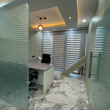Bathroom in  Office Space at Alphathum, Sector 90 – for Rent