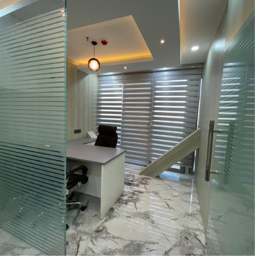 Bathroom in  Office Space at Alphathum, Sector 90 – for Rent