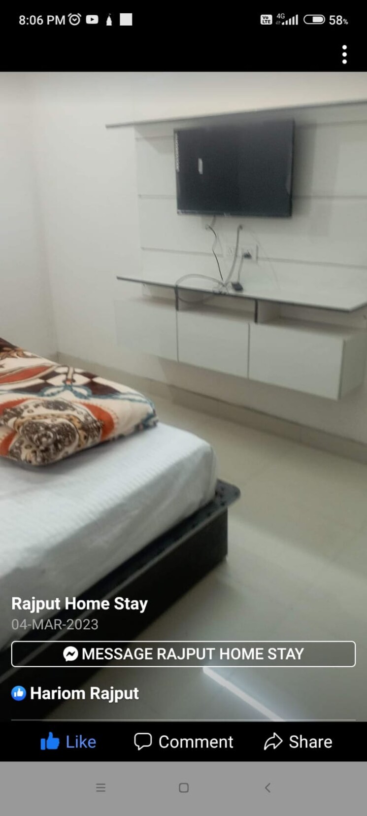Bedroom, sahastradhara road 3 Bedroom 1450 Sq.Ft. Builder Floor In Sahastradhara Road Dehradun 8128614