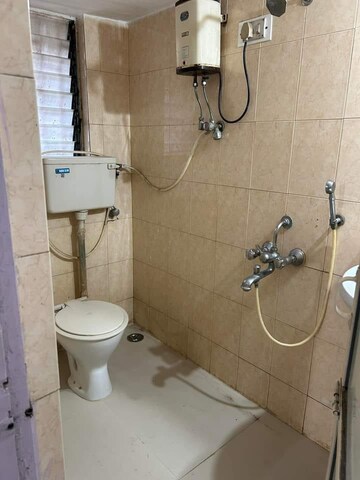 Attached Bathroom in 1 BHK Apartment at River Park Complex, Dahisar East – for Rent