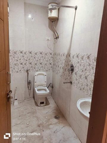 Bathroom in 1 BHK Builder Floor at Chattarpur – for Rent