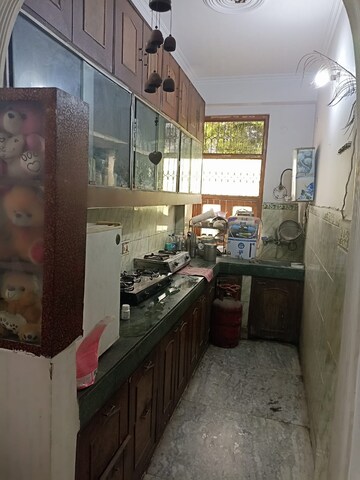 Kitchen in 3 BHK Apartment at Nitin Apartment, Shalimar Garden – for Sale