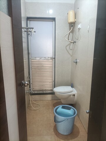 Bathroom in 2 BHK Apartment at Mahape – for Rent