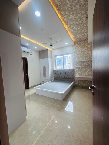 Living Room in 4 BHK Apartment at Aurobindo Kohinoor, Serilingampally – for Rent