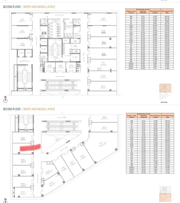 Floor Plan, godrej-zenith Commercial Shop 524 Sq.Ft. In Sector 89 Gurgaon 8128841