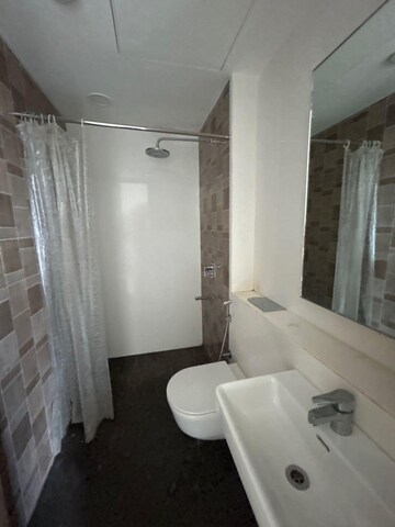Bathroom in 3 BHK Apartment at Lodha Parkside, Worli – for Rent