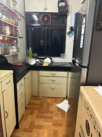 Kitchen in 1 BHK Apartment at River Park Complex, Dahisar East – for Rent