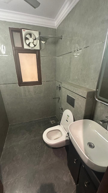 Bathroom in 3 BHK Builder Floor at East Of Kailash – for Sale