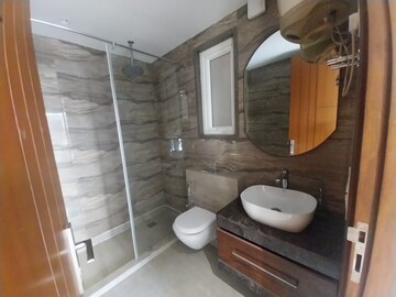 Bathroom in 3 BHK Builder Floor at Nehru Enclave – for Rent