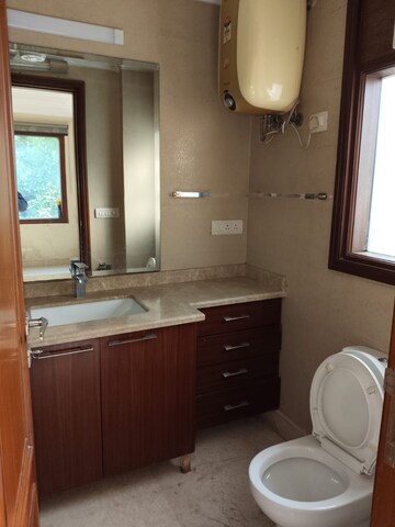 Bathroom in 4 BHK Builder Floor at Greater Kailash ii – for Rent