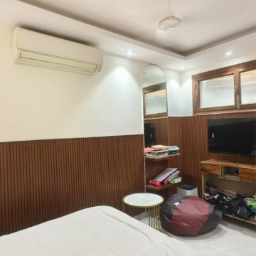 Living Room in 1 BHK Builder Floor at Lajpat Nagar ii – for Rent