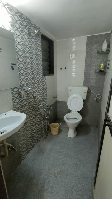 Bathroom in 2 BHK Apartment at Jai Mata Di Complex, Kalher – for Rent