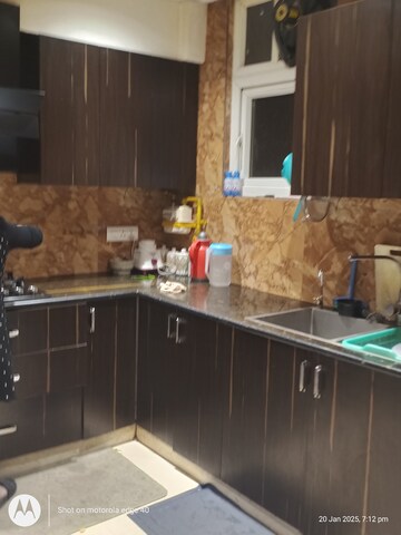 Kitchen in 3 BHK Builder Floor at Malviya Nagar – for Sale