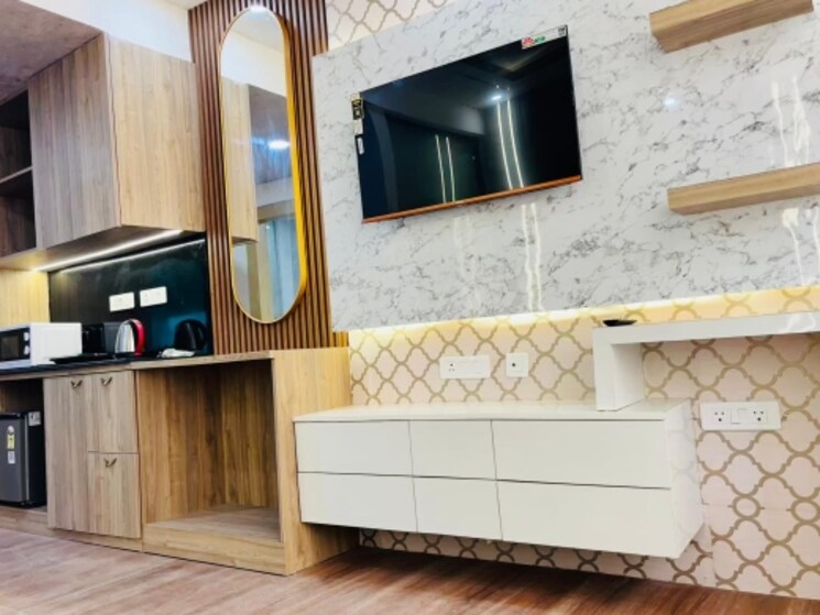 Living Room, gaur-city-1st-avenue 1 Bedroom 550 Sq.Ft. Apartment In Sector 4 Greater Noida Greater Noida 8129295