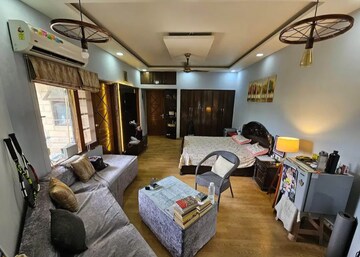 Living Room in 4 BHK Penthouse at Saket – for Rent