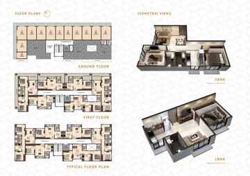 Floor Plan in 1 BHK Builder Floor at Fia Eklavya, Palghar – for Sale