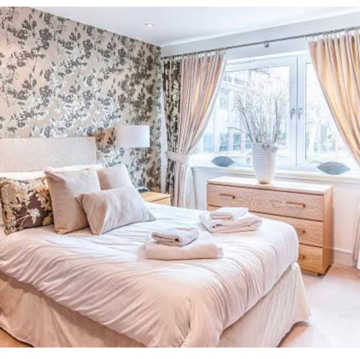 Bedroom in 3 BHK Builder Floor at SS Aaron Ville, Dhani – for Sale