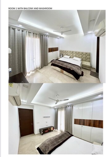 Master Bedroom in 3 BHK Builder Floor at Ansal Sushant Lok I, Sector 43 – for Rent