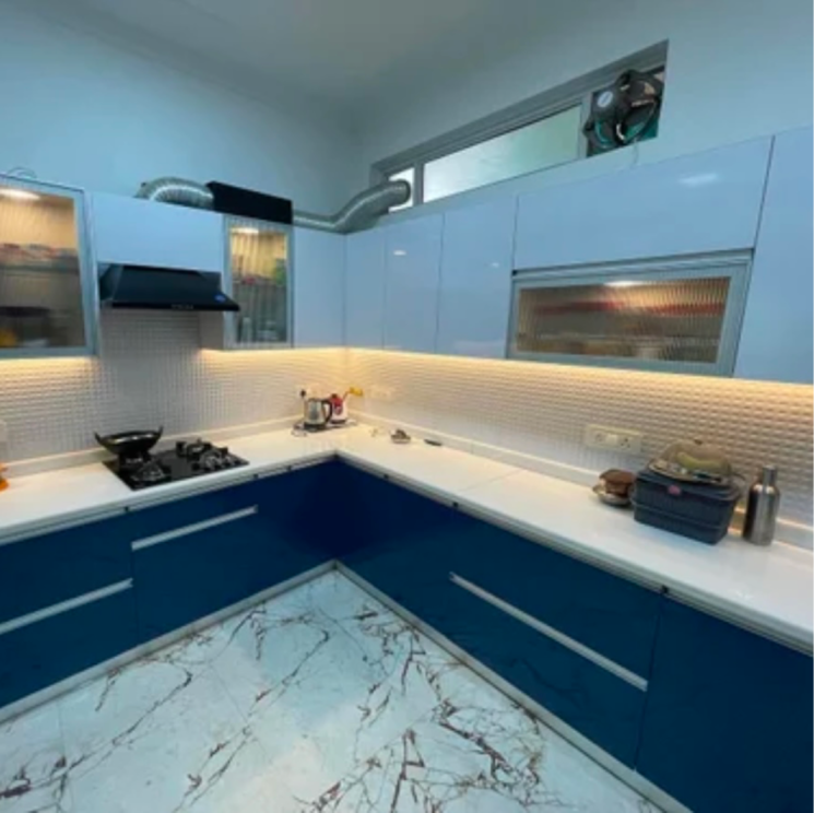 Kitchen, malibu-shopping-arcade 4 Bedroom 4500 Sq.Ft. Builder Floor In South City 2 Gurgaon 8129502