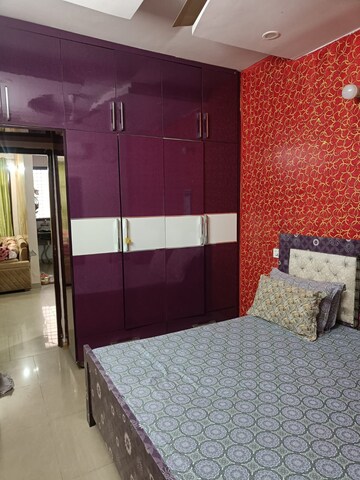 Bedroom in 3 BHK Builder Floor at Dhakoli Village – for Rent