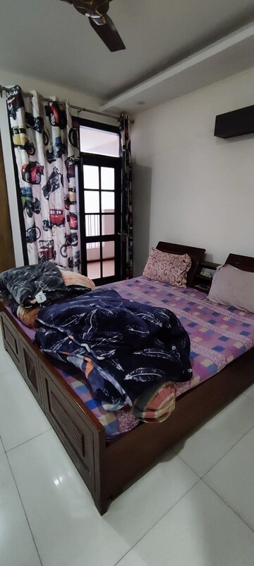 Bedroom in 3 BHK Apartment at Golden Sand Apartments, Dhakoli Village – for Sale