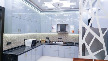 Kitchen in 3 BHK Builder Floor at Stellar Okas Golf View, Sushant Golf City – for Rent
