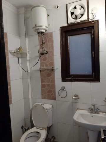 Bathroom in 1 BHK Builder Floor at Chattarpur – for Rent