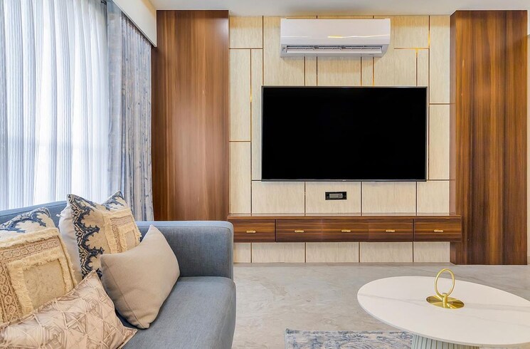 Living Room, supreme-estado 3 Bedroom 2490 Sq.Ft. Apartment In Baner Pune 8129674