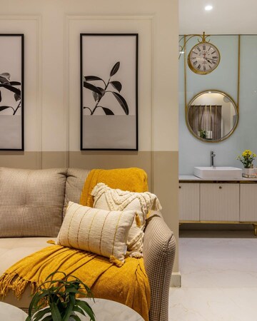 Living Room in 3 BHK Apartment at Kolte Patil 24K Glitterati 2, Pimple Nilakh – for Sale