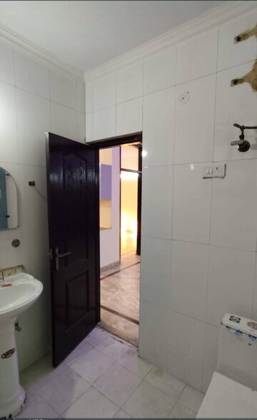 Bathroom in 4 BHK Builder Floor at Srishti Greenfield Homes, Green Fields Colony – for Sale