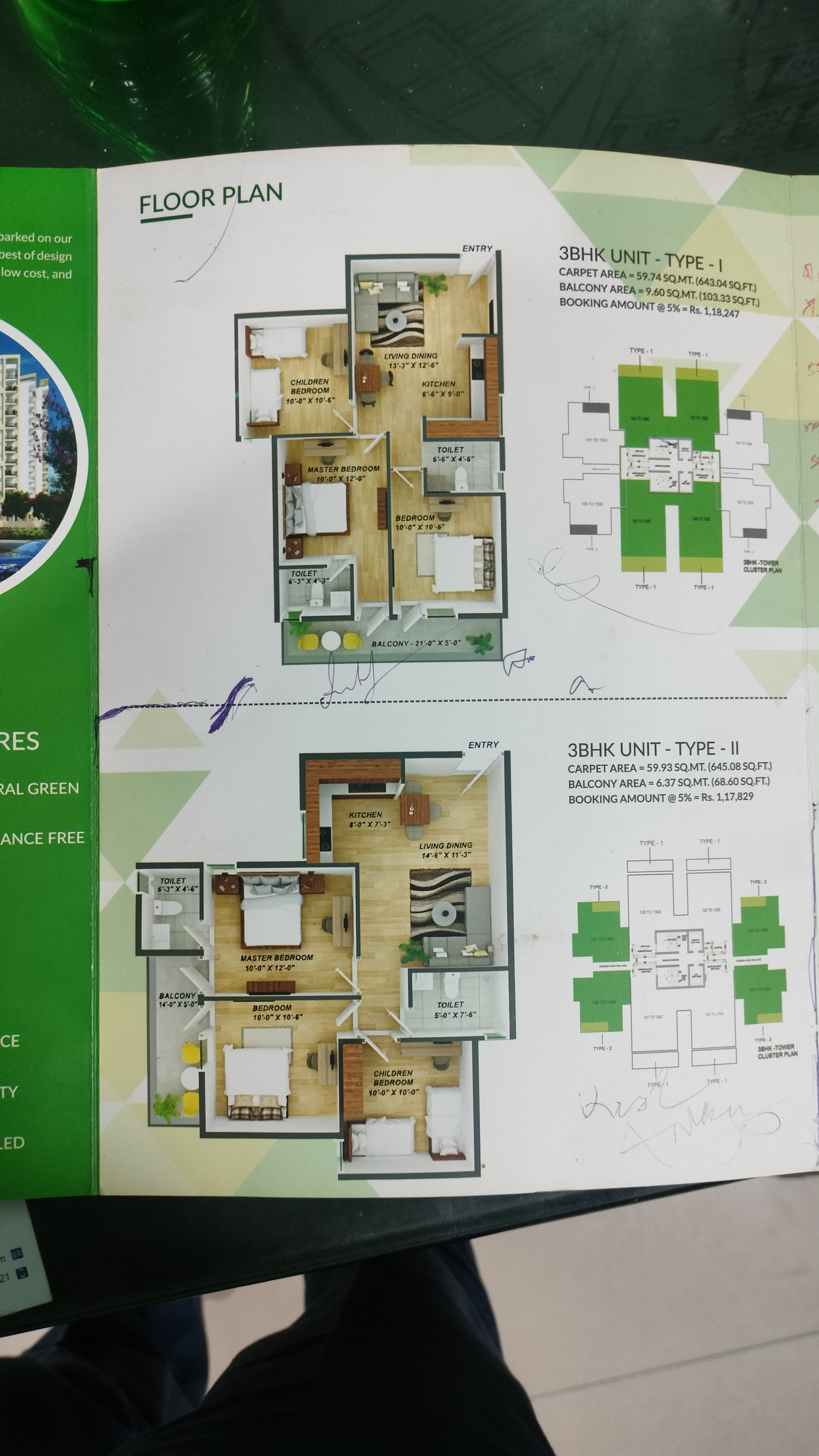 3 BHK 850 Sq.Ft. Apartment in GLS Arawali Homes