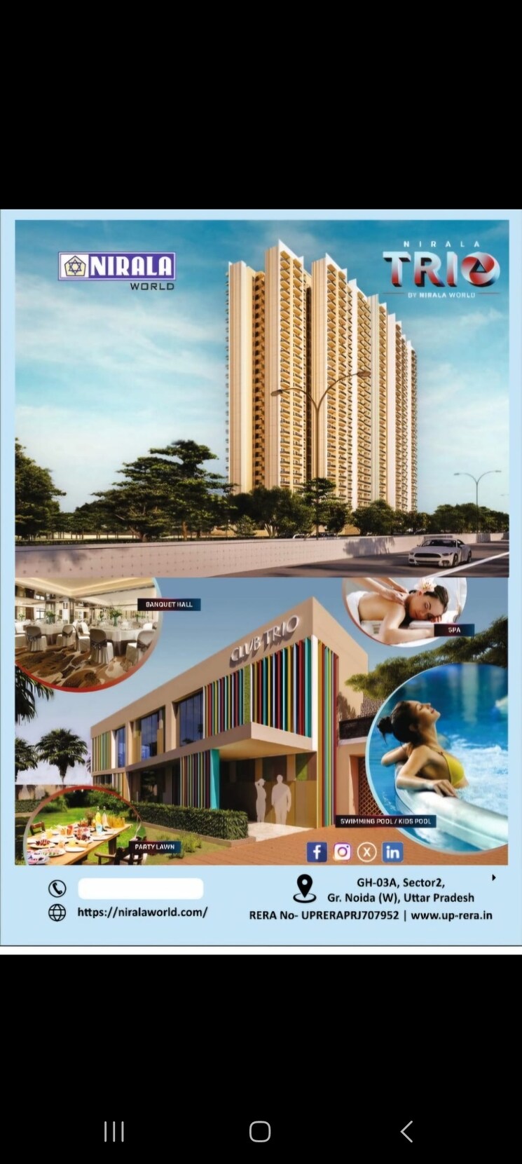 Exterior View, nirala-trio 3 Bedroom 1325 Sq.Ft. Apartment In Tech Zone 4 Greater Noida Greater Noida 8129787