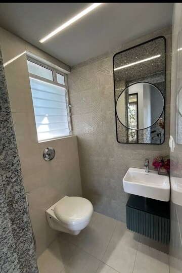 Bathroom in 2 BHK Apartment at Castle Rock, Powai – for Rent