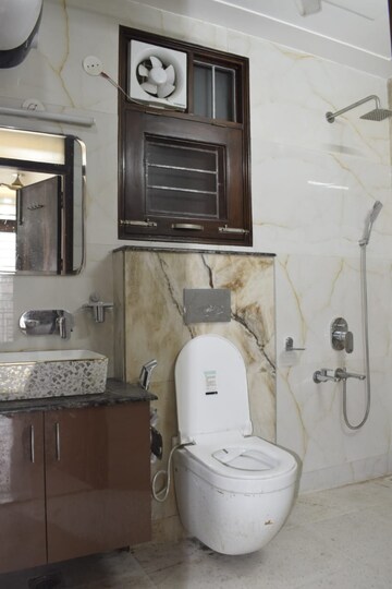 Bathroom in 4 BHK Builder Floor at Housing Board Colony Sector 51, Sector 51 – for Rent