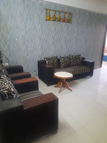 Living Room in 3 BHK Apartment at Vardhman Imperial Height, Gandhi Path – for Rent